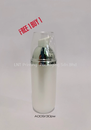 30ml Pearl White Acrylic Airless Pump