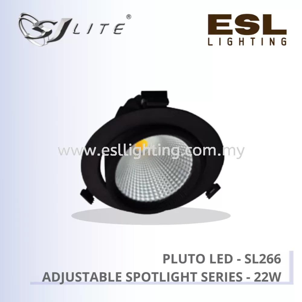 SJLITE PLUTO LED ADJUSTABLE DOWNLIGHT SPOTLIGHT SERIES 22W SL 266