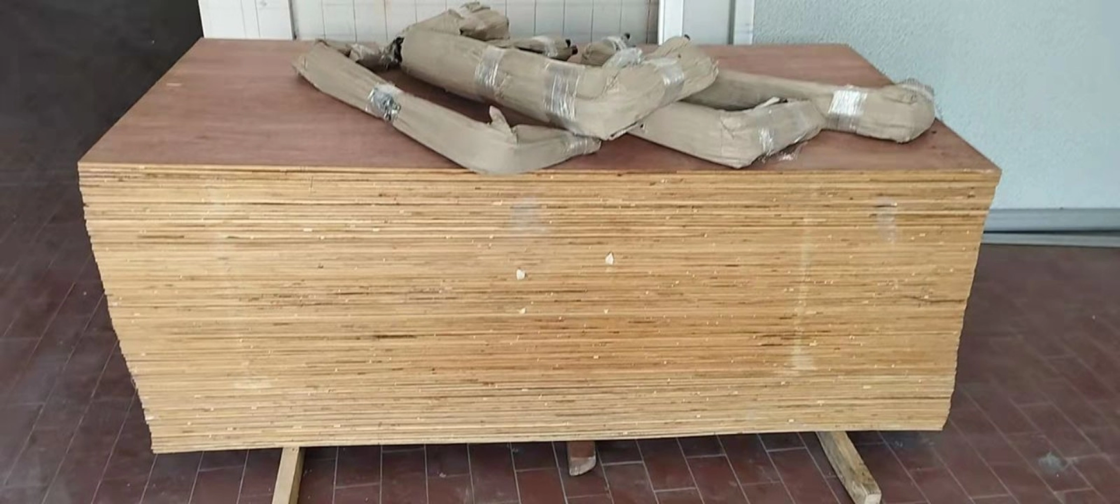 SWH DD 02 Metal Double Decker Bedframe With Plywood Asrama Sekolah Kilang