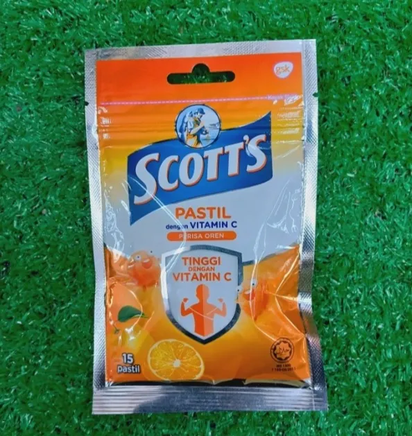 Scotts Vit-C Orange 15 Pastil 30g