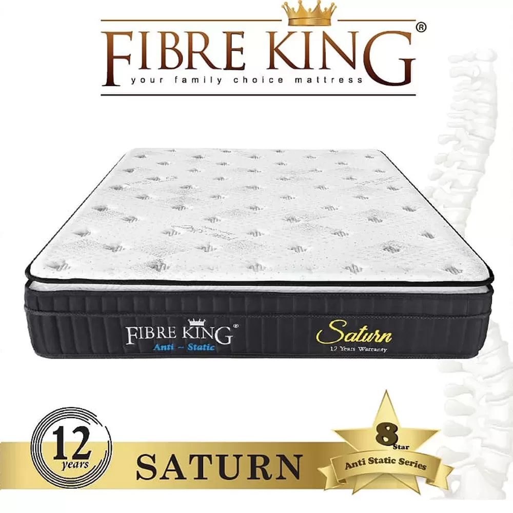 Saturn Fibre King Mattress Queen King Single Super Single