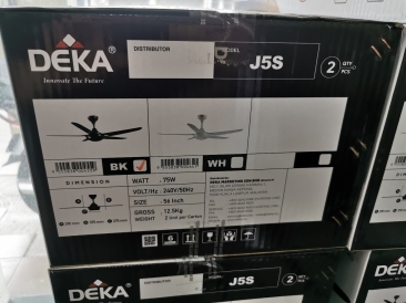 DEKA J5S 5 BLADE 5 SPEED REMOTE CONTROL BLK