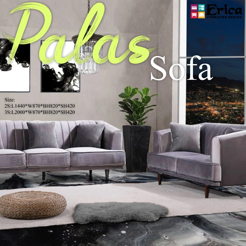 PALAS 2+3 FABRIC SOFA