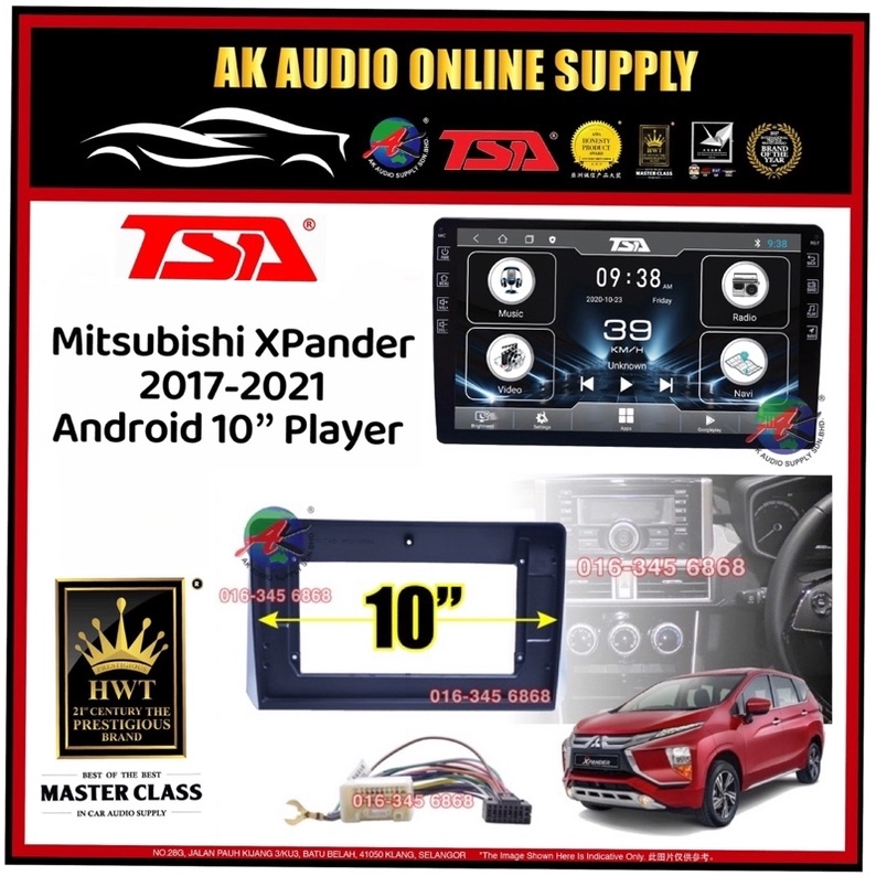 T5 DSP CarPlay◾ TSA Mitsubishi XPander 2017 - 2021 Android 10'' inch Car Player Monitor