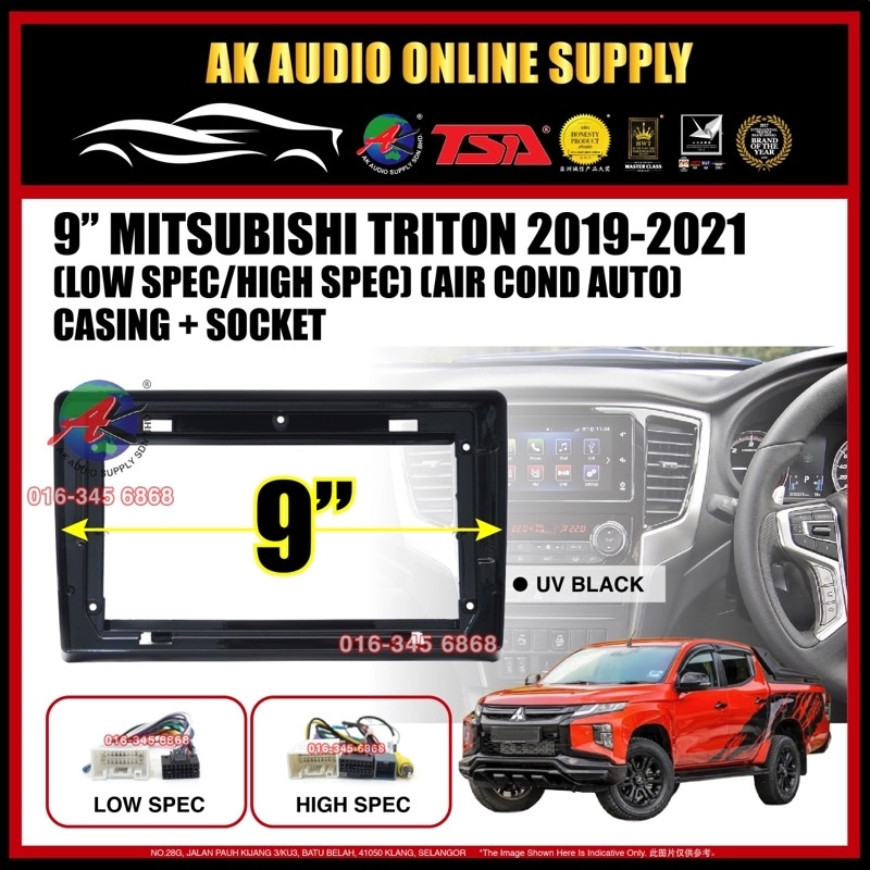 T5 DSP CarPlay◾ TSA Mitsubishi Triton 2019 - 2021 Android 9'' inch Android Car Player Monitor