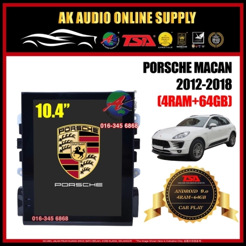 Porsche Macan 2012 - 2018 10.4'' PX6 4RAM + 64GB Carplay Big Screen Monitor Player ( 1002 )