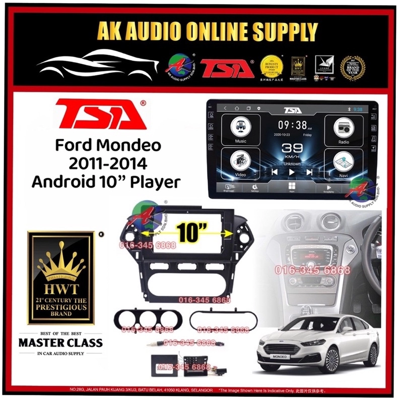 T5 DSP CarPlay◾ TSA Ford Mondeo 2011 - 2014 [ 2Ram +32GB / 4Ram + 64GB ] 10'' inch Android Car Player Monitor