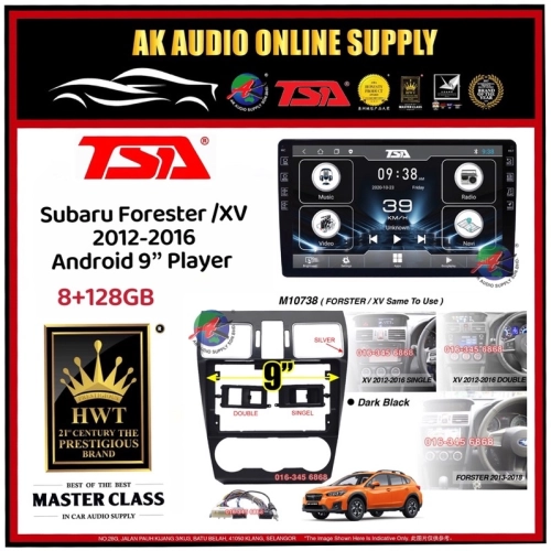 🎁Free AHD Camera🎁8Ram + 128GB DSP 4G Carplay◾TSA Subaru Forester / XV 2012 - 2016 ( 2 in 1 ) Android 9'' TS10 Car Player