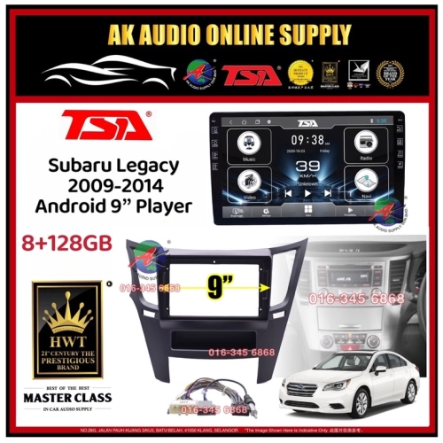 🎁Free AHD Camera🎁 8Ram + 128GB DSP 4G Carplay◾TSA Subaru Legacy 2009 - 2014 Android 9'' inch TS10 Car Player Monitor