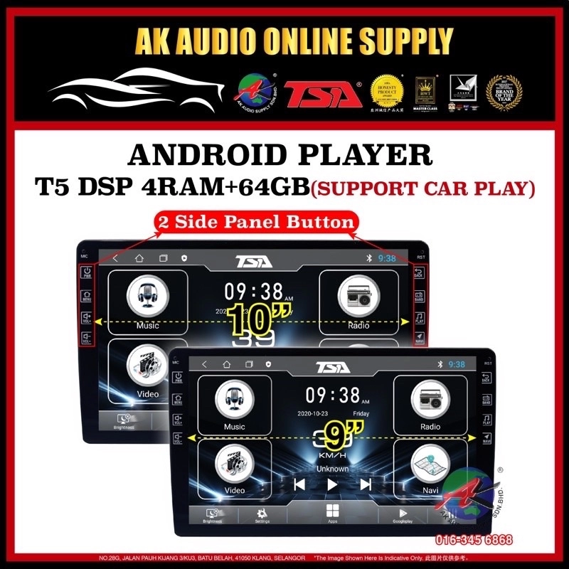 T5 DSP CarPlay TSA Ford Mondeo 2007 - 2010 [ 2Ram +32GB / 4Ram + 64GB ] 10'' inch Android Car Player Monitor