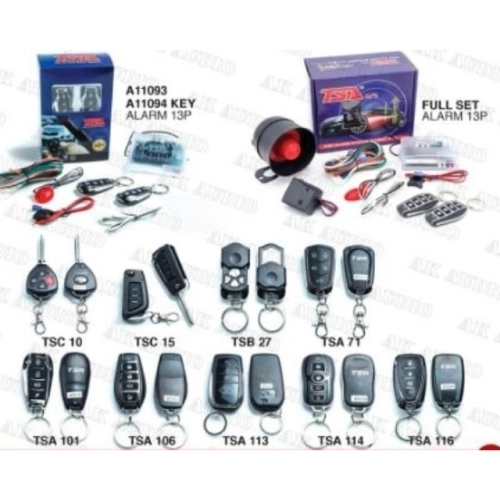 TSA 13P Pin Car Hi-end Alarm System For Universal Car