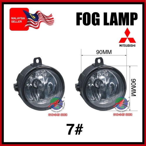 ( 1 PAIR ) Fog Lamp 7# Mitsubish Series # Triton Spotlight - A12256