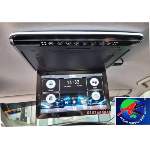13.3” inch Oem Roof Mount Monitor  IPS . SD . HDMI . USB MP5
