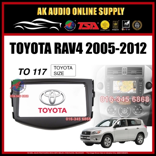 Toyota RAV-4 RAV 4 2005  - 2012 ( TO-117 ) Toyota Size 7" Inch Player Casing - A12143