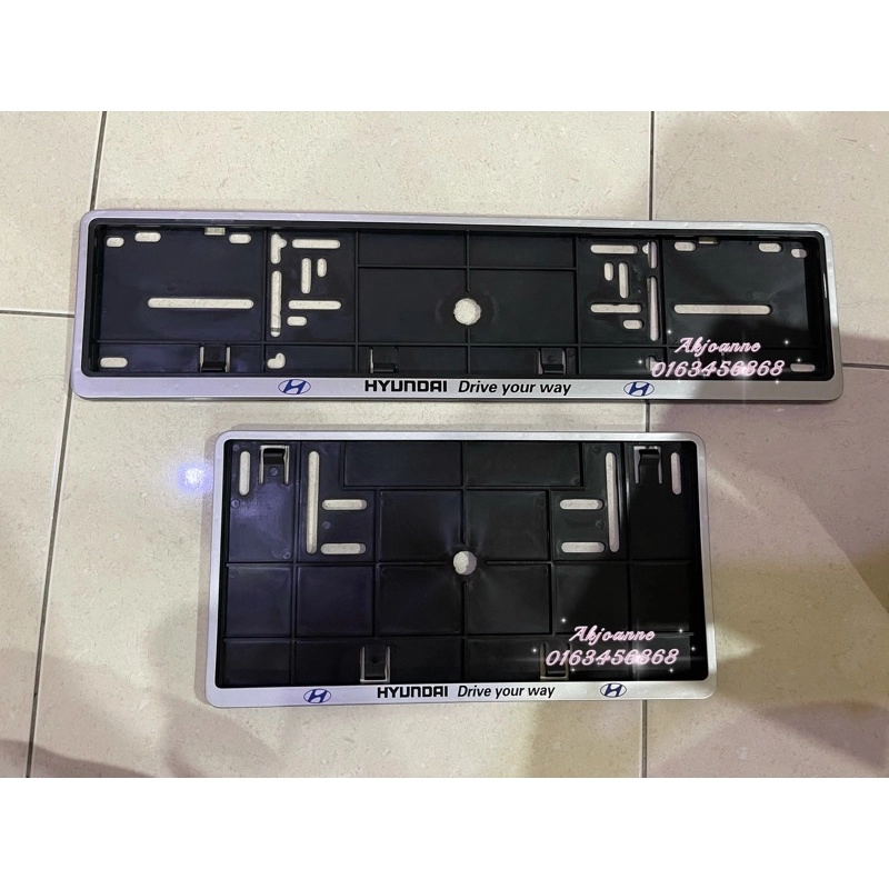  HYUNDAI  Car Number Plate Cover Frame Long & Square