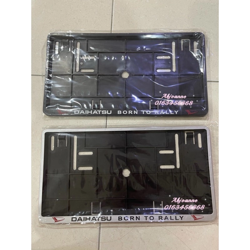  DAIHATSU  Car Number Plate Cover Frame Long & Square