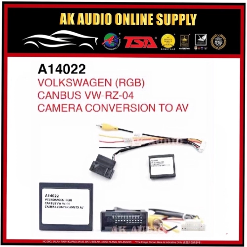 Volkswagen ( RGB ) Canbus VW RZ-04 Camera Conversion To AV