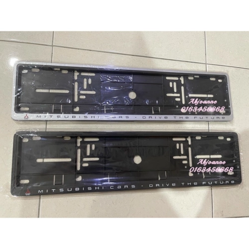   MITSUBISHI  Car Number Plate Cover Frame Long & Square