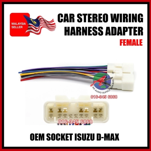 Isuzu D-max OEM Plug and Play Socket Cable Player ( Female) A12116