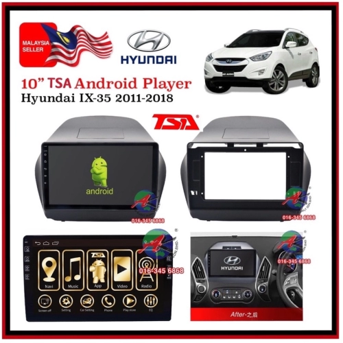 TSA Hyundai IX-35 IX35 2011 - 2015 Android 10'' inch Car Player Monitor