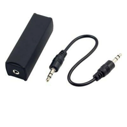 3.5mm AUX STEREO AUDIO SUPPESSOR GROUND LOOP ISOLATOR CABLE NOISE FILTER KILLER