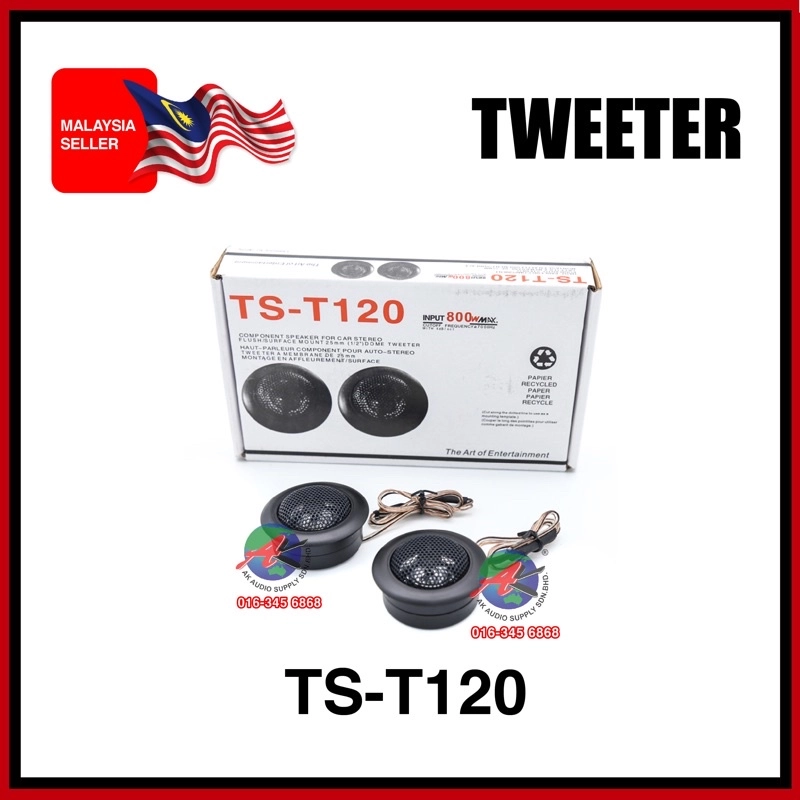 TS-120 Tweeter 25mm 800W two tweeter - A11359