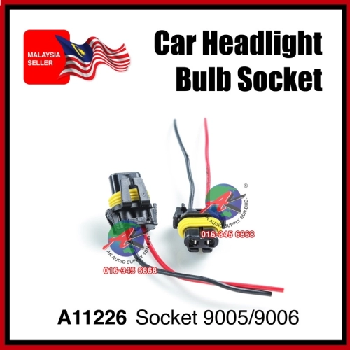 ( 1Pc ) 9005 HB3 / 9006 HB4 Lamp Bulb Socket