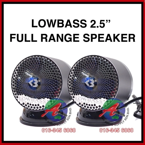 LowBass  2” Full Range Speaker Car Hi-End System ( 1pair )