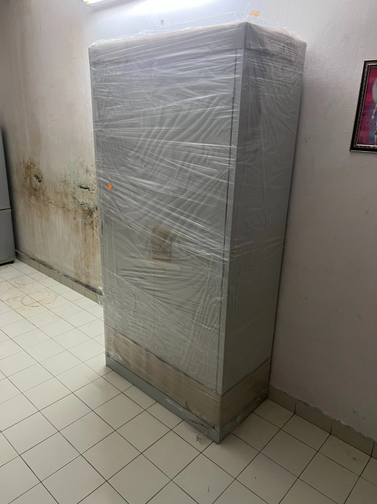 Full Height Steel Cabinet Kabinet Loker Besi Delivery to Taman Perwira Simpang Ampat Penang