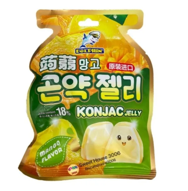 Captain Dolphin Konjac Jelly Mango 200g