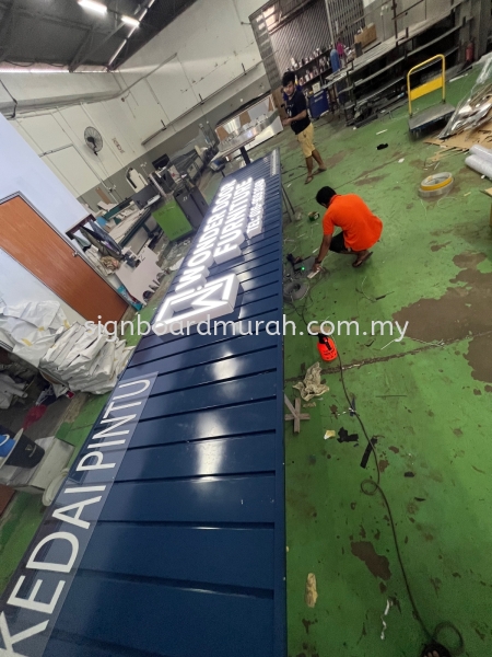 3D BOX UP FRONTLIT SIGNBOARD MAKER AT SEPUTEH, GOMBAK 3D ALUMINIUM FRONT & BACK LIT Malaysia, Selangor, Kuala Lumpur (KL), Klang Supplier, Manufacturer, Supply, Supplies | ASIA SIGN PLT