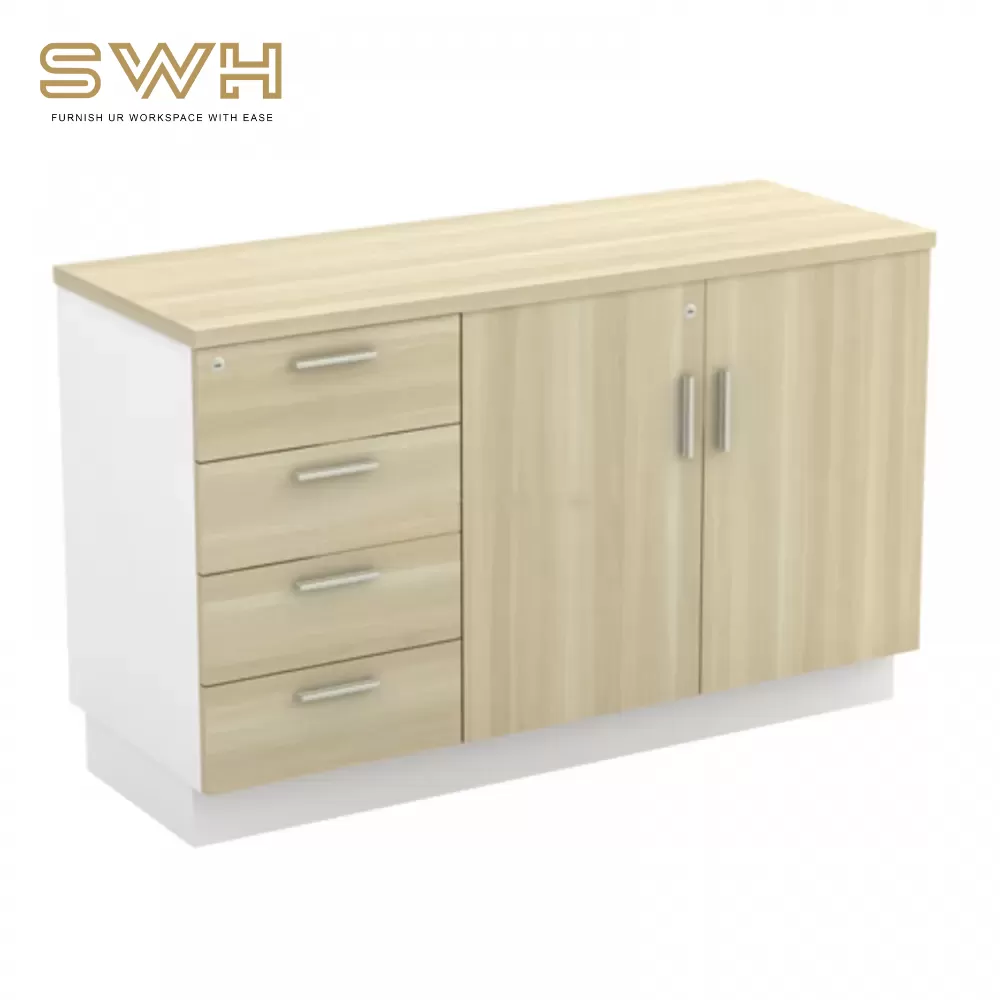 VS Low Cabinet + Fixed Pedestal 4 Drawer Office Furniture Equipment Penang