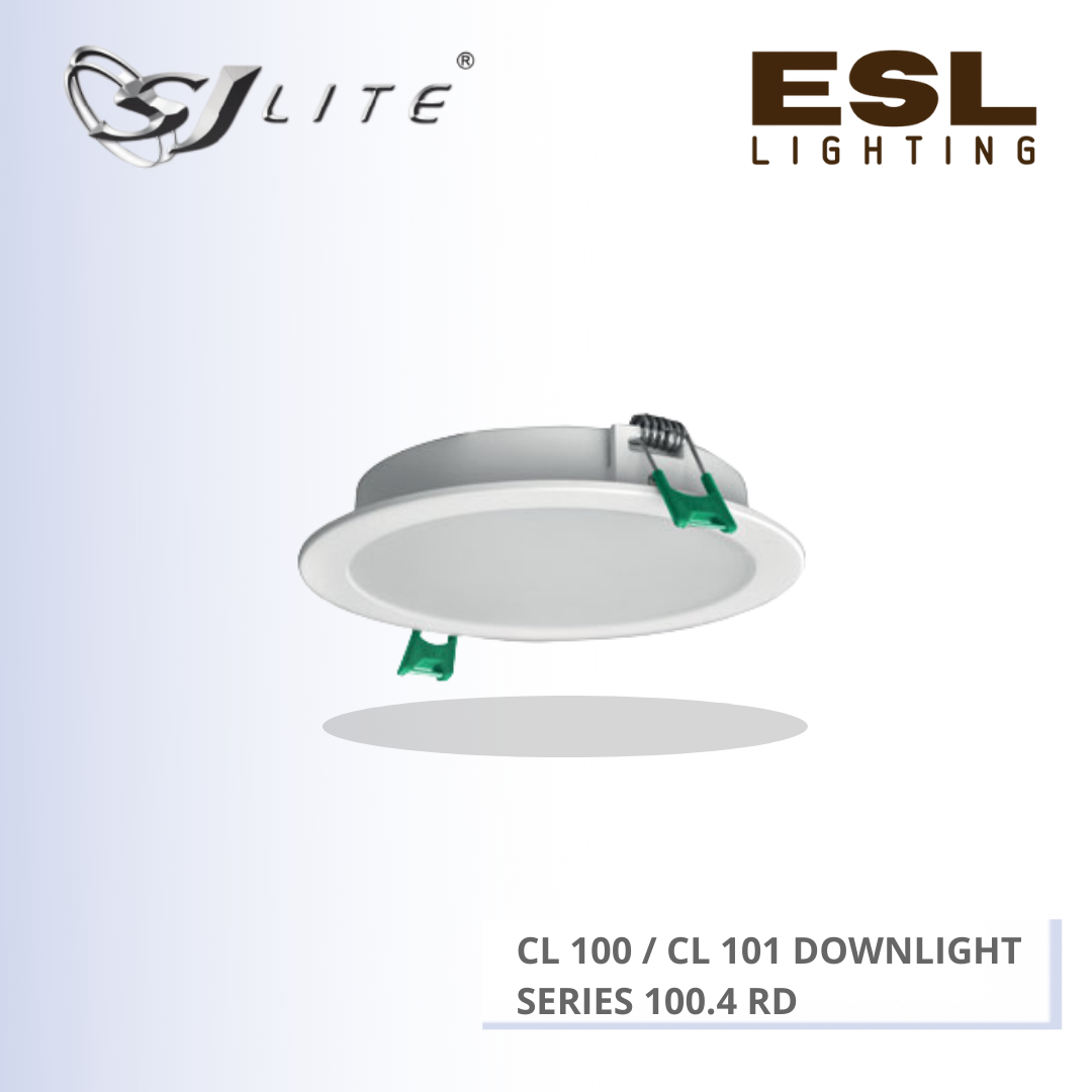 SJLITE ECO PLUTO LED CL 100/ CL 101 DOWNLIGHT SERIES 10W ROUND 150MM X 25MM CL 100.4RD