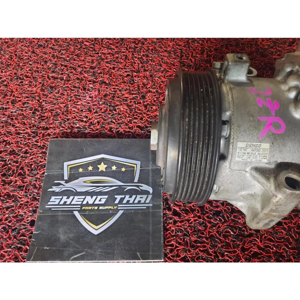 ST47 TOYOTA 2ZR AIRCOND COMPRESSOR FOR WISH(ZGE20)/ALTIS (ZRE172) 1.8CC(NO WARRANTY SABAH DAN SARAWAK)