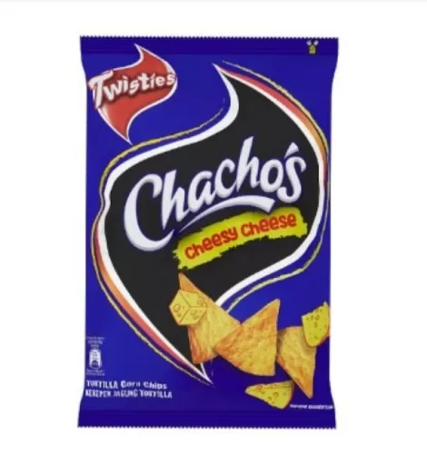 Twisties Chachos Cheesy Cheese 70G