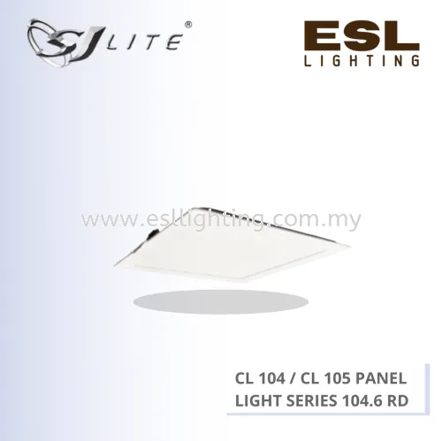 SJLITE ECO PLUTO LED CL 104 / CL 105 PANEL LIGHT SERIES SQUARE 12W 170MM X 20MM CL 104.6 RD