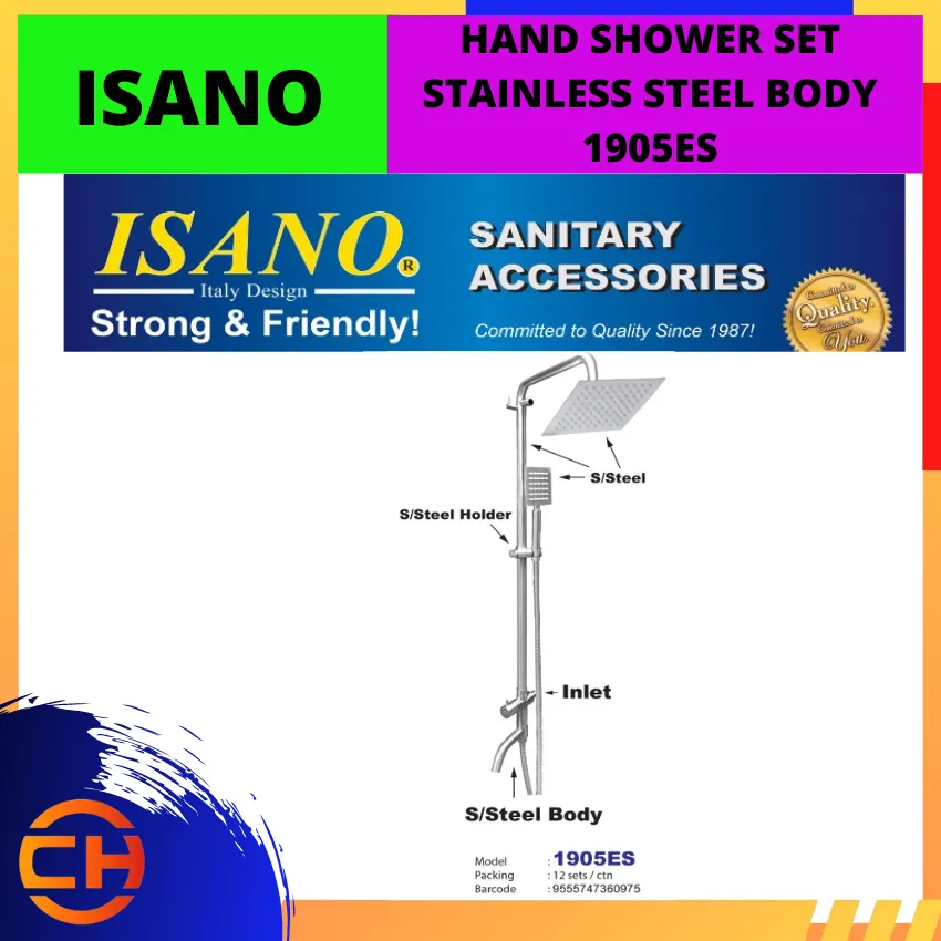 HAND SHOWER SET STAINLESS STEEL BODY