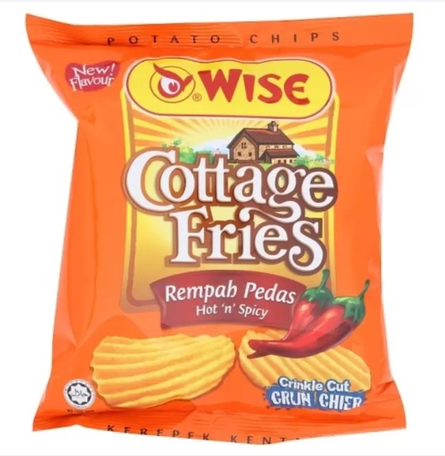 Wise Cottage Fries Hot & Spicy 65g