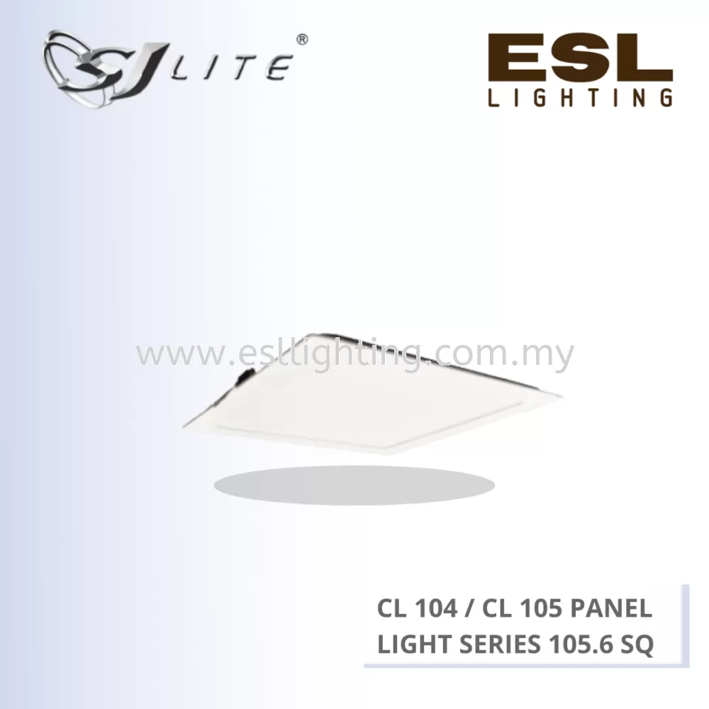 SJLITE ECO PLUTO LED CL 104 / CL 105 PANEL LIGHT SERIES SQUARE 12W 170MM X 170MM X 20MM CL 105.6 SQ