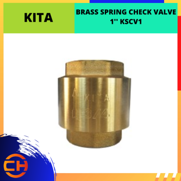 KITA BRASS SPRING CHECK VALVE 1'' [KSCV1]