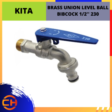 KITA BRASS UNION BALL BOBCOCK 1/2'' [230]