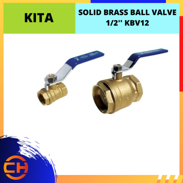 KITA SOLID BRASS BALL VALVE 1/2'' [KBV12]