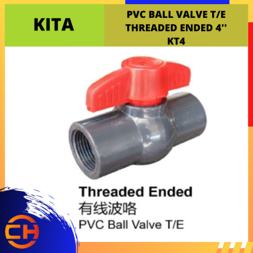 PVC BALL VALVE T/E THREADED ENDED