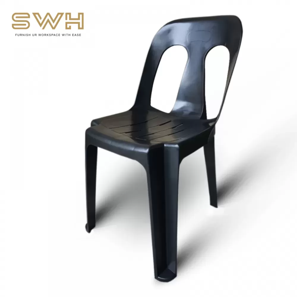 Plastic Chair / Side Chair / Dining Chair / Kerusi Plastik / Kerusi Hitam / Kerusi Sandar Paling Murah Penang