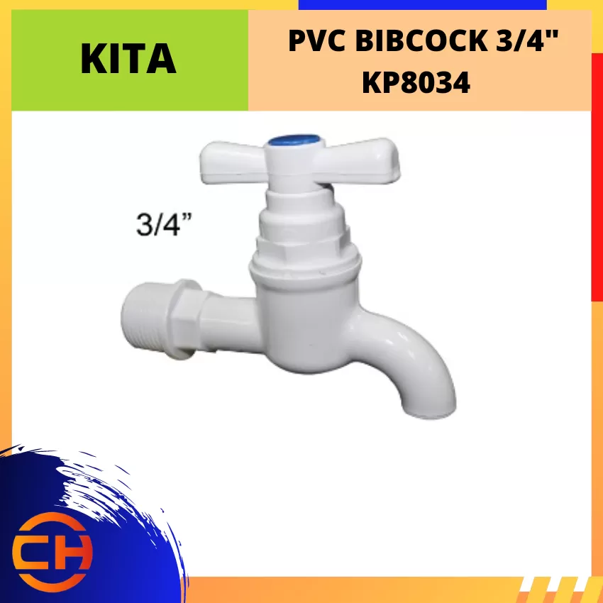 KITA PVC BIBCOCK 3/4'' [KP8034]