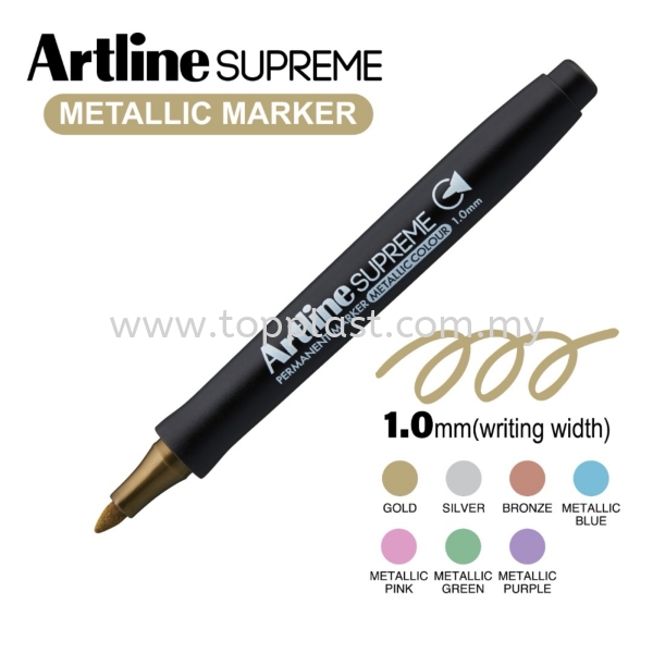 Artline 790 Supreme Metallic Marker Pen Artline Products Penang, Malaysia Supplier, Manufacturer, Supply, Supplies | Top Plast Enterprise