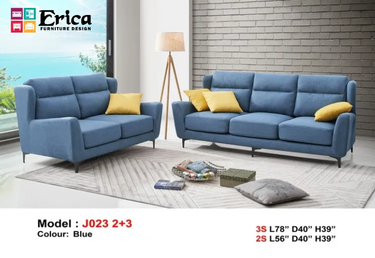 J023 2+3 FABRIC SOFA SET