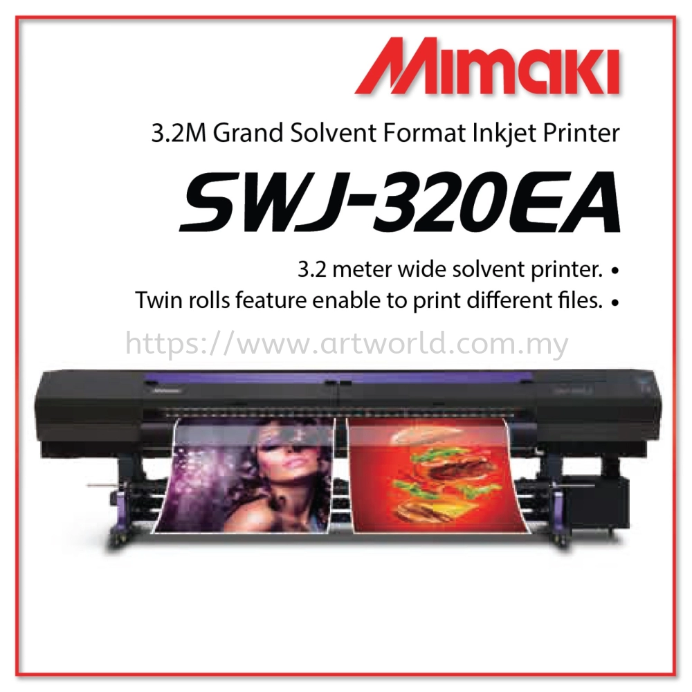 Eco Solvent Inkjet Printer Mimaki SWJ-320 EA  3.2M