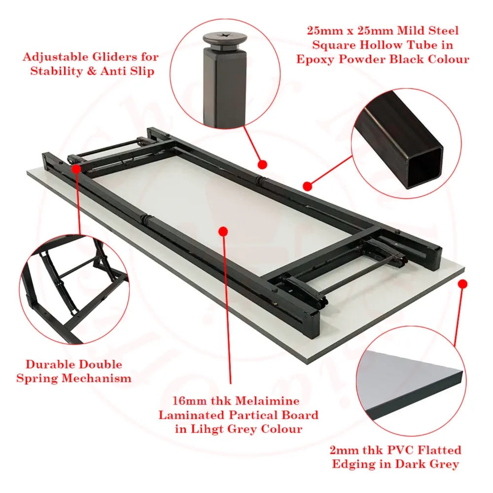 Maple Folding Table | Banquet Table | Foldable Table | Meja Banquet Maple