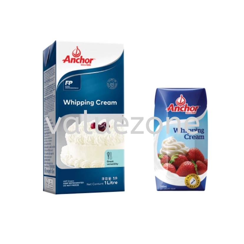 Brand Anchor Whipping Cream 200ml , 1L